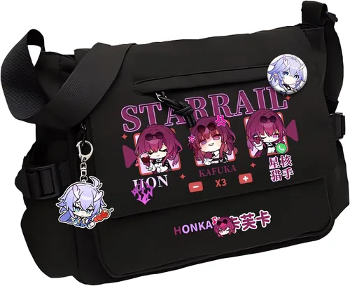 Vista 10 de Game Handbag Crossbody Bag, Cute Single Shoulder Bag, Adult 3D Print Anime Backpack Black-1