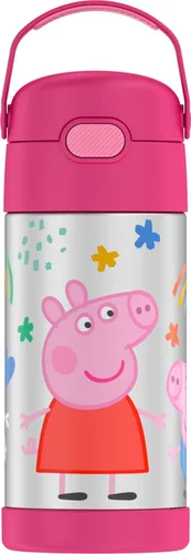 Vista 34 de THERMOS FUNTAINER Botella de agua con pajita, 12 onzas, Avengers