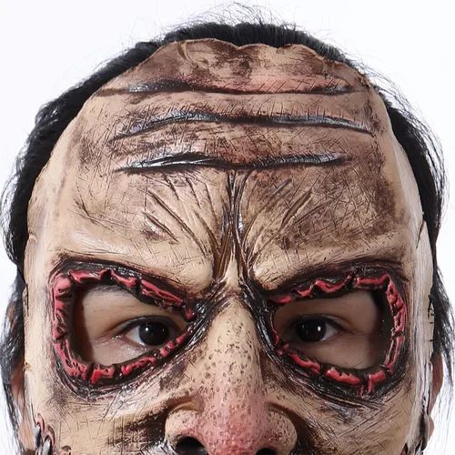 Vista 4 de OBILAN Máscara de Halloween, máscaras de Halloween para adultos, máscara de zombi aterradora, máscara realista espeluznante, máscaras con bocas