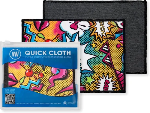 Vista 12 de Microfiber Wholesale Paños de limpieza rápida para gafas, 8 x 8, astrología, paquete de 1 con funda, limpiador de lentes de doble cara para lentes
