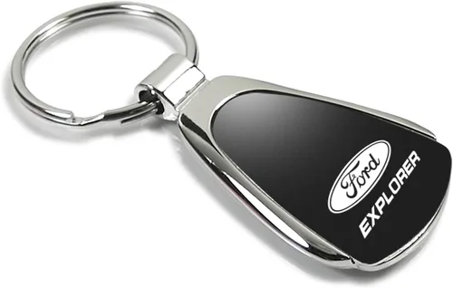 Vista 2 de Au-TOMOTIVE GOLD Llavero de lágrima para Ford Explorer (negro), Negro