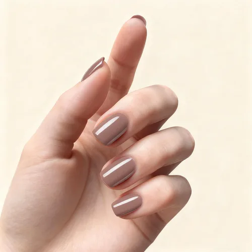 Vista 3 de Vishine Soak-Off Esmalte de gel UV LED Nail Art Manicura Laca Oscuro Salmón Color 006