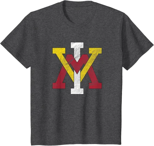 Vista 23 de Virginia Military Institute Camiseta VMI Keydets Distressed Primary, Negro