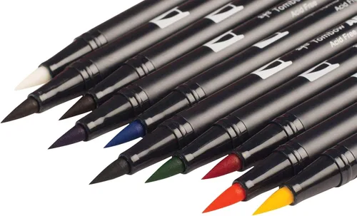 Vista 3 de Tombow ABT - Juego de 10 bolígrafos de doble pincel