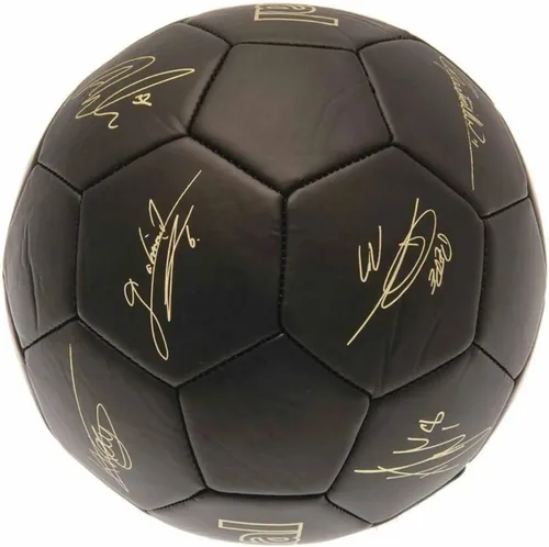 Vista 2 de Arsenal F.C. Balón de fútbol de firma dorado PH