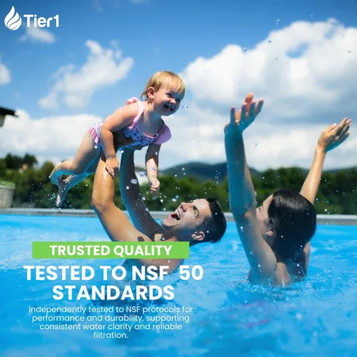 Vista 6 de Tier1 Cartucho de filtro para piscina y spa Reemplazo para Pentair Clean & Clear Plus 320, CCP320, Pleatco PCC80, Unicel C-7470 y más Medios