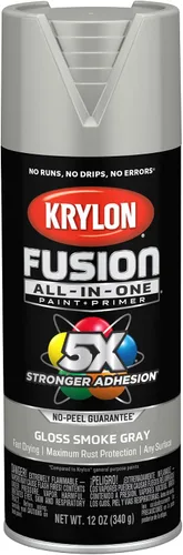 Vista 24 de Krylon Fusion - Pintura en aerosol adhesiva todo en uno para uso en interiores y exteriores, 12 onzas, vidrio de playa