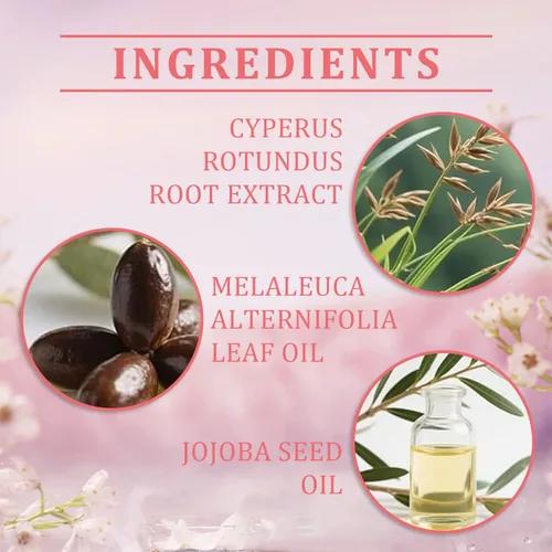 Vista 7 de Renovia Cyperus Rotundus Oil, 2026 Cyperus Rotundus Oil For Hair Removal, Moisturizes and Soothes, Smooths Skin, Reduces Body Hair Growth, Suitable