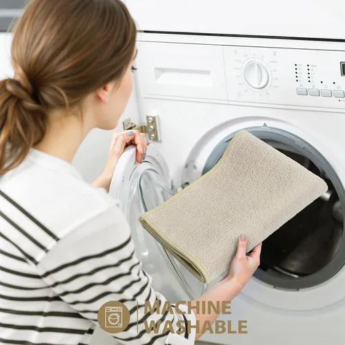 Vista 5 de Uphome Tapete de baño ultrafino, tapete de baño de goma para baño, antideslizante, secado rápido, lavable a máquina, pelo bajo, absorbente