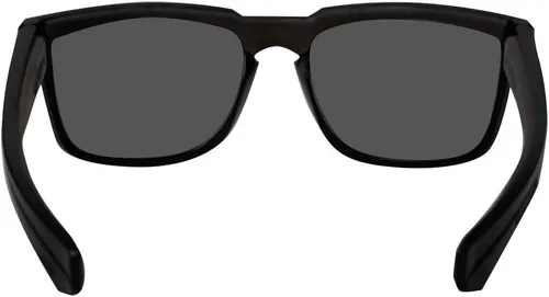 Vista 3 de BOMBER Lentes de sol polarizados para hombre, marco negro mate, lentes de sol polarizados ahumados, forro de espuma gris antideslizante para mayor