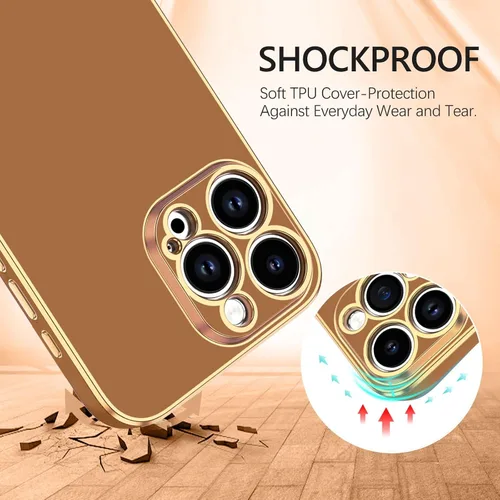 Vista 6 de GUAGUA Funda para iPhone 14 Pro, iPhone 14 Pro con correa para la muñeca, TPU galvanizado suave y delgado con pulsera ajustable, funda protectora a