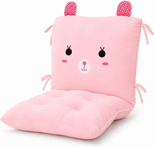 Vista 9 de ChezMax juego de almohadón relleno con acolchado, respaldo y asiento, para auto; silla mecedora cuadrada plegable, con estampado de caricaturas