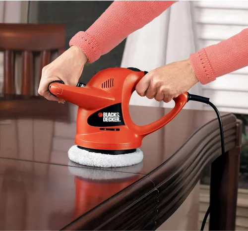 Vista 7 de Pulidora/enceradora rotorbital Black & Decker WP900 6 pulgadas