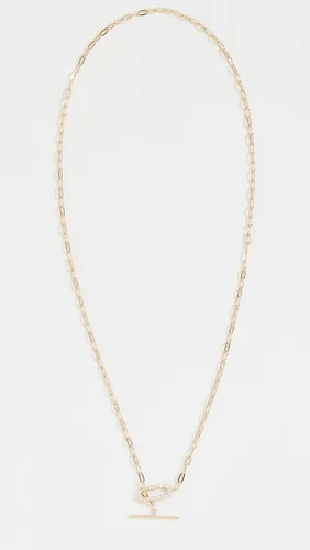 Vista 3 de SHASHI Collar de jade pavé para mujer, Metal, No aplicable