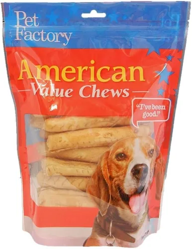 Vista 12 de Pet Factory American Beefhide - Rollos de chips de 5 pulgadas para perros, sabor a carne de res y pollo, 50 unidades/1 paquete