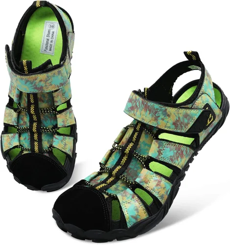 Vista 3 de JIASUQI Zapatos de agua atléticos para senderismo, sandalias deportivas para natación, zapatos para caminar para mujeres y hombres
