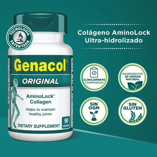 Vista 5 de Genacol Original – Suplemento de colágeno con péptidos de colágeno ultrahidrolizados, mantiene la salud de las articulaciones, para articulaciones
