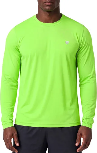 Vista 13 de Zengjo - Camiseta de manga larga de Baselayer para hombre, ligera, para correr Negro