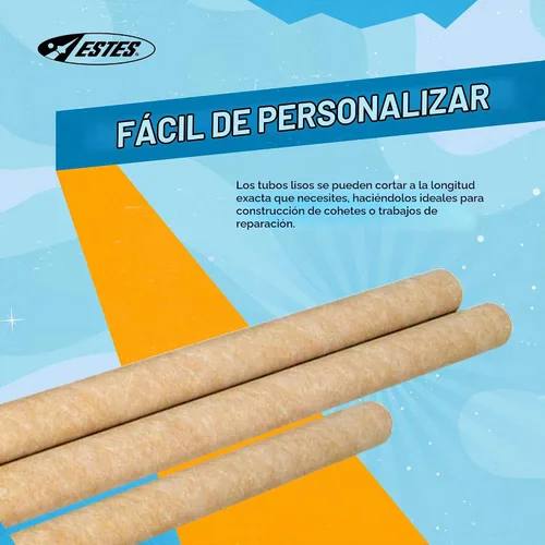 Vista 4 de Estes 3086 Paquete de 3 tubos de carrocería BT-50, suministros de construcción de cohetes modelo volador, accesorios de kit de modelo de cohete