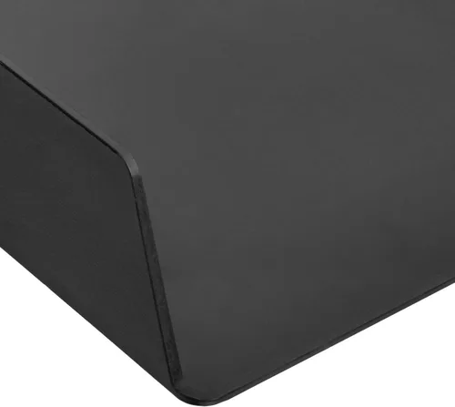 Vista 4 de Amazon Basics Organizador de escritorio rectangular de plástico, bandeja tamaño carta, paquete de 2, 9.7 x 2.2 x 13 pulgadas, negro