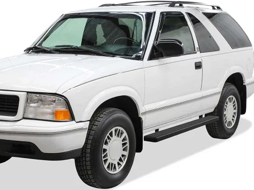 Vista 6 de APS Estribos negros prémium de 6 pulgadas compatibles con Chevy Blazer GMC Jimmy de 2 puertas 95-04
