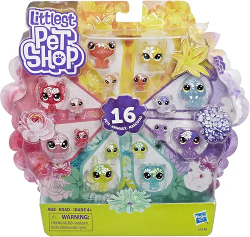 Vista 2 de Littlest Pet Shop Ramo floreciente, 16 mascotas, parte de la colección LPS Petal Party