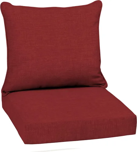 Vista 11 de Arden - Juego de cojines de asiento profundo para exteriores, 22x24, aguamarina
