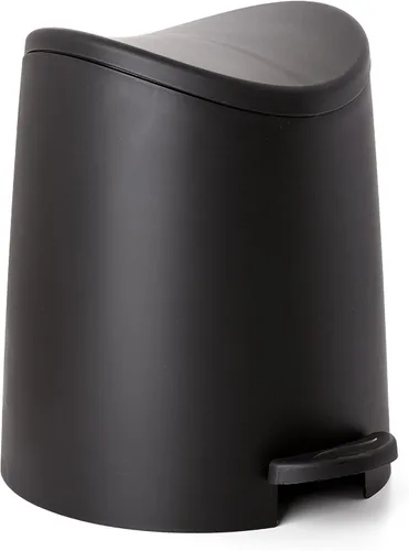Vista 2 de Tatay Cubo de baño con pedal estándar 3L Diseño práctico y funcional Hecho de materiales altamente resistentes Compacto y fácil de usar Negro