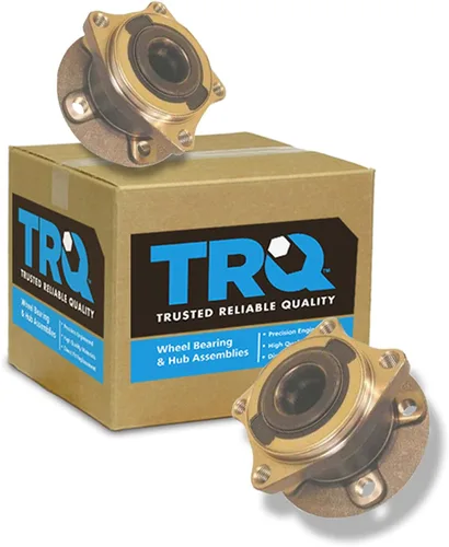 Vista 55 de Conjunto de rodamiento de rueda delantera de 2 piezas y buje TRQ Compatible con Pontiac Solstice 2006-2009 Saturn Sky 2007-2010