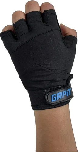 Vista 5 de Guantes infantiles para ciclismo, scootering y diversión en el patio de recreo Guantes de bicicleta acolchados de medio dedo para niños y niñas