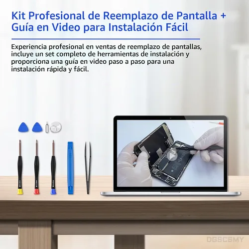 Vista 6 de para iPhone 8 SE 2ª generación de reemplazo de pantalla negro 4.7