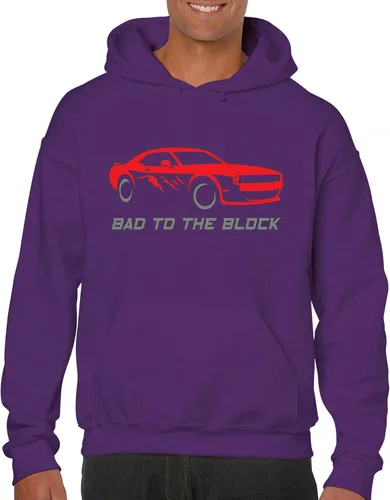 Vista 51 de Bad To The Block - Sudaderas con capucha y cuello redondo para hombre