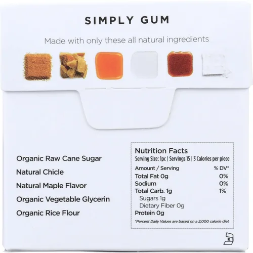 Vista 2 de Simplygum Maple Natural Gum, 15