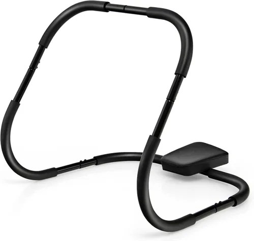 Vista 10 de Goplus AB Fitness Crunch, máquina abdominal portátil, ejercitador de entrenamiento para fuerza central, entrenamiento muscular, entrenador AB
