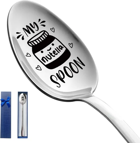 Vista 10 de I Love You More - Cuchara de acero inoxidable grabada divertida, el mejor regalo de cuchara de té para mujeres y hombres, regalo de San Valentín