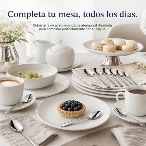 Vista 7 de Villeroy & Boch Daily Line - Juego de 6 cucharas de café