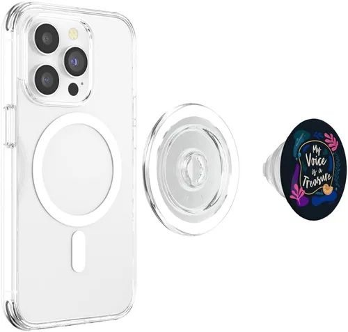 Vista 4 de Disney La Sirenita Ariel My Voice es un tesoro PopSockets MagSafe PopGrip para iPhone