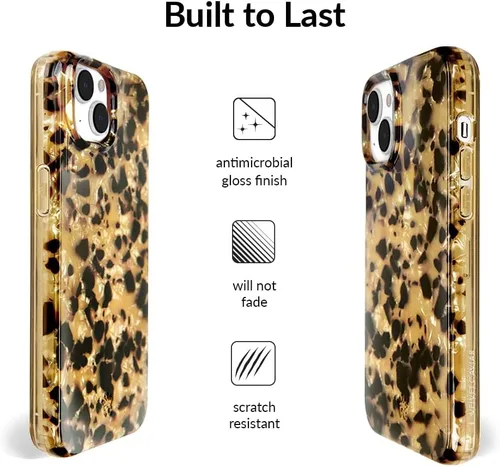 Vista 5 de VELVET CAVIAR Funda para iPhone 14, probada en caídas de 10 pies, concha de tortuga