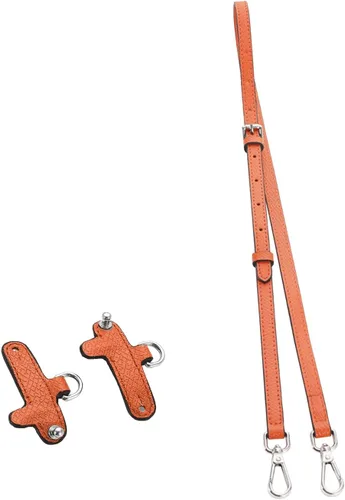 Vista 6 de Chispee Correa de hombro para bolsa de cuero, correas de repuesto para bolso cruzado, kit de conversión ajustable para mini bolso Longchamp