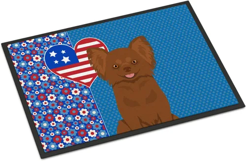 Vista 51 de Caroline's Treasures WDK5119JMAT Airedale Terrier USA - Tapete para interiores o exteriores, 24 x 36 pulgadas, tapete para puerta delantera