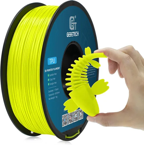 Vista 53 de Geeetech - Filamento PLA de 0.07 pulgadas, filamento de seda de bicolor, consumo dicromático de coextrusión brillante, 2.2 libras, 1 carrete