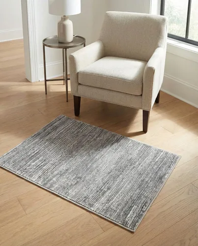 Vista 3 de Rugs.com Alfombra de la colección Finsbury, alfombra mediana gris de 2 x 3 pies, perfecta para salas de estar, comedores grandes, planos abiertos