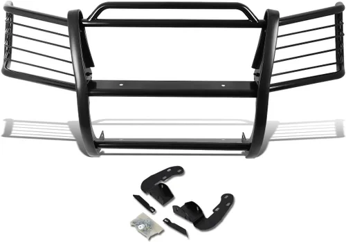 Vista 6 de DNA Motoring GRILL-G-015-BK Protector de rejilla de cepillo para defensa delantera, negro