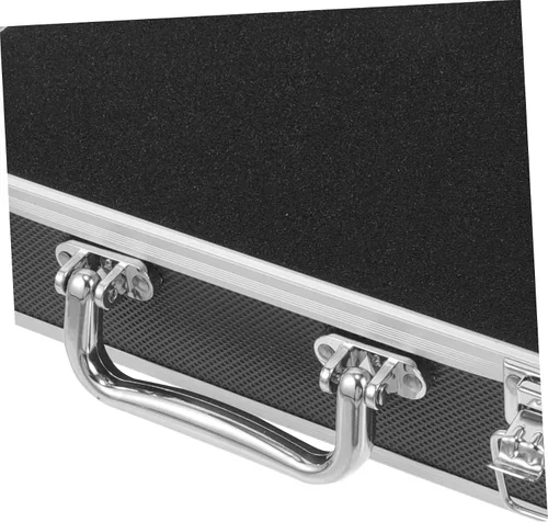 Vista 5 de Caja de herramientas de aluminio rígido para hombres Caja de aluminio con forro de esponja Portátil Caja de almacenamiento de herramientas duras