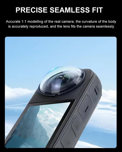 Vista 9 de Funda protectora de lente premium para Insta360 X4 Protector de lente