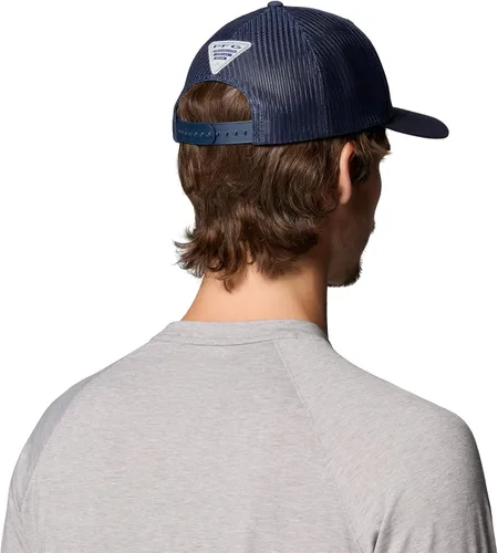 Vista 131 de Columbia Gorra de bola de malla Bandera antigua de malva/blanco/pescado