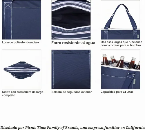 Vista 5 de PICNIC TIME Disney Princess - Bolsa enfriadora suave con Topanga Blancanieves Disney Princess Cenicienta - Azul Marino