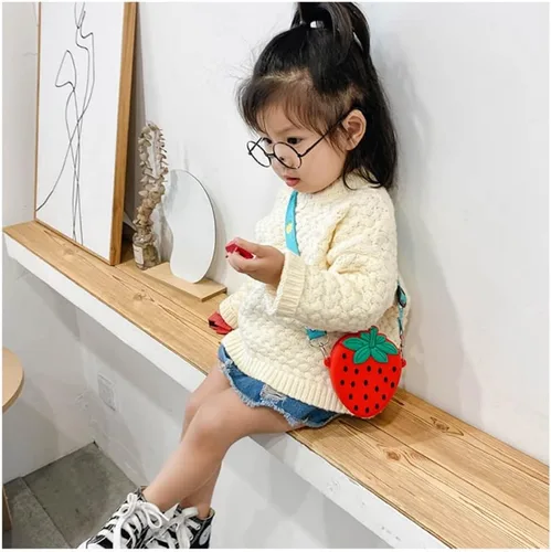 Vista 7 de Mini bolso cruzado de silicona para niños, bolso de hombro para niños, bolsa de llaves, bolsa de aperitivos, bolsa de caramelos, regalos para niños