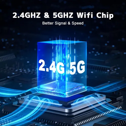 Vista 6 de Transmisor y receptor HDMI inalámbrico 4K, 2.4/5GHz 1080P Kit extensor inalámbrico portátil HDMI adaptador para transmisión de video y audio a