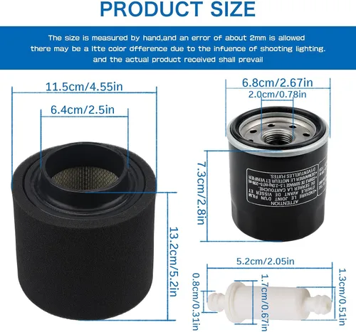 Vista 2 de Hawkeye 300 Filtro de aire para Polaris Hawkeye 300 2x4 4x4 Sportsman 300 2006 2007 2008 2009 2010 2011 con filtro de aceite KN303 2520799 3084963
